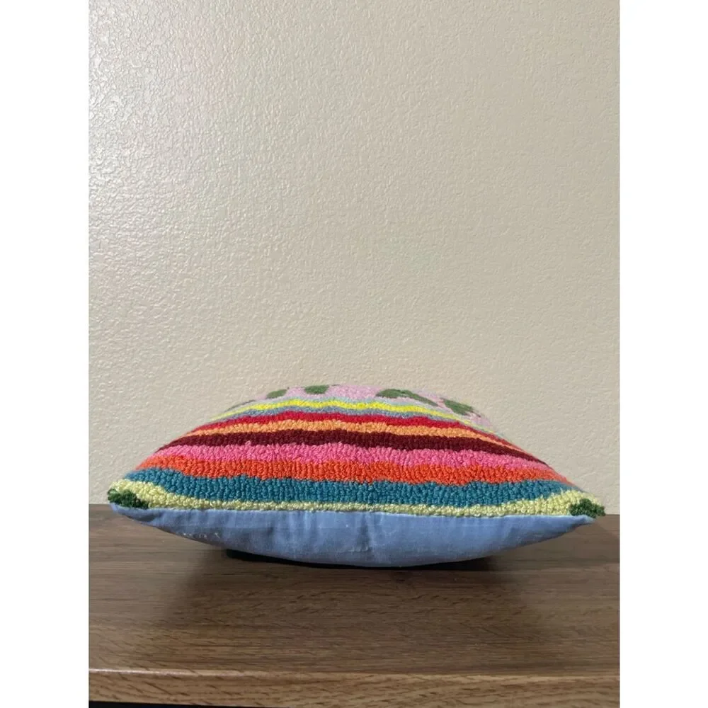 Colorful 'LIT AF' Decorative  Pillow — Multicolor Accent